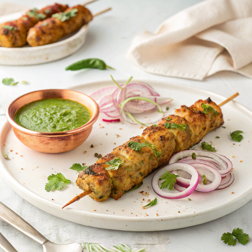 Chicken Sheekh Kebab (2pc)